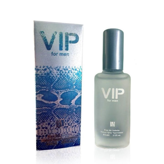 VIP Perfume Men 22 ml - Refined Fragrance Bamagate.com with sleek frosted bottle and stylish blue packaging, ideal for on-the-go freshness.