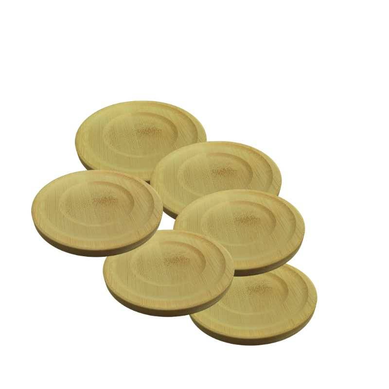 Bamboo Coaster Set
