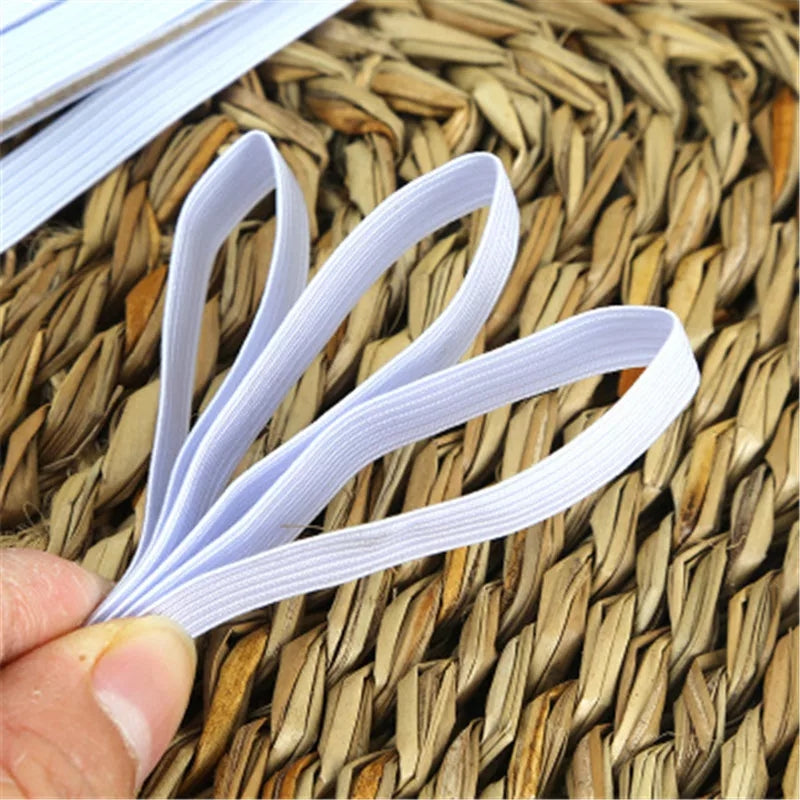 Baby Elastic Tape White for Sewing