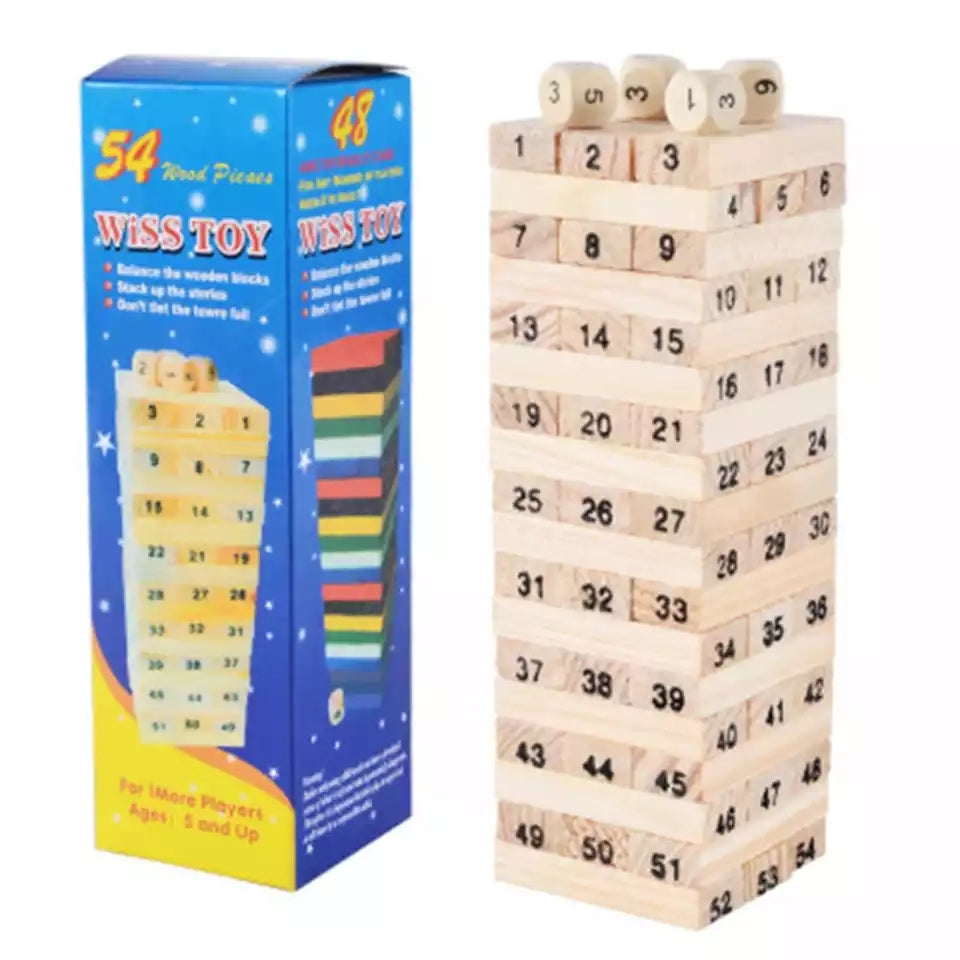 Wooden Toy Building Jenga