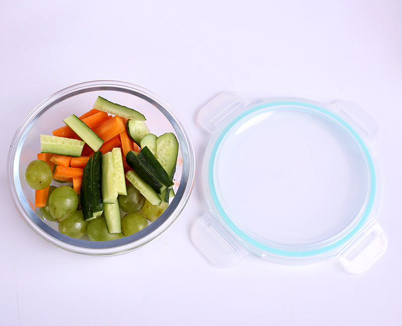 Food Storage Glass Bowl Micro Oven Safe 620ml