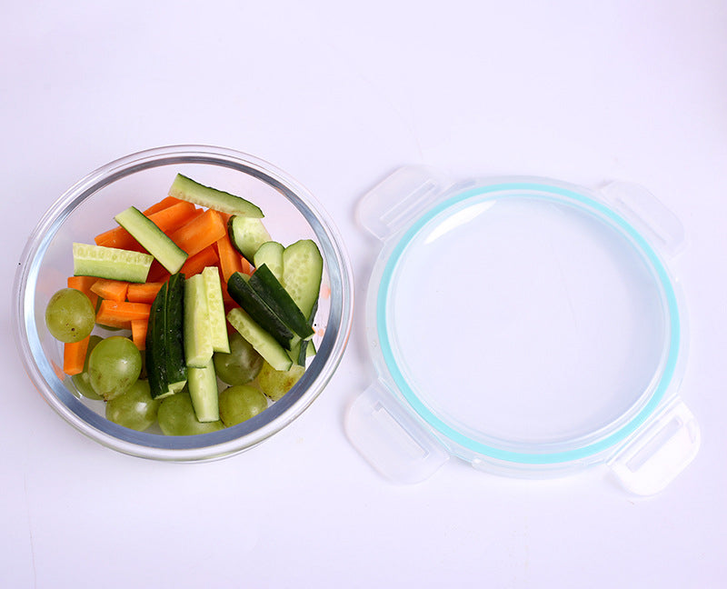 Food Storage Glass Bowl Micro Oven Safe 630ml