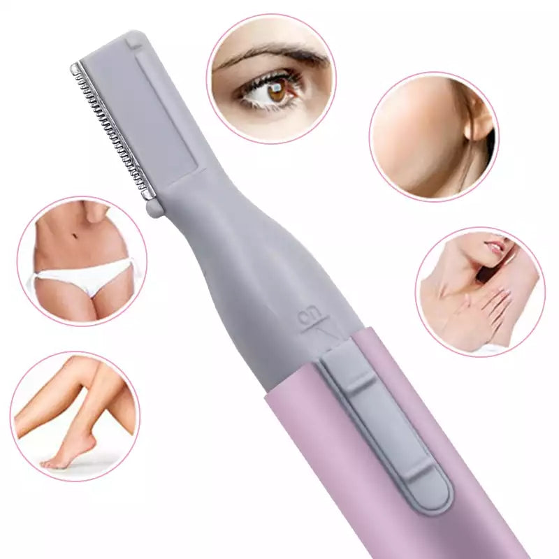 Electric face eyebrow scissors hair trimmer for precise facial and body hair removal. Ideal for eyebrows, arms, legs, and sensitive areas.
