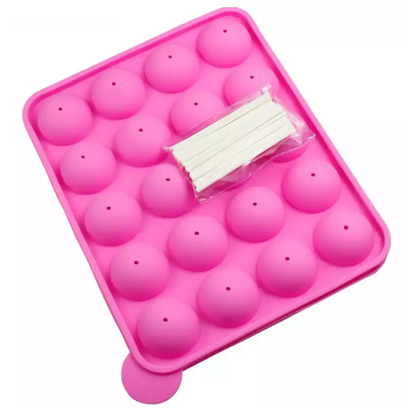 Silicone Round Lollipop Mould 20 Hole