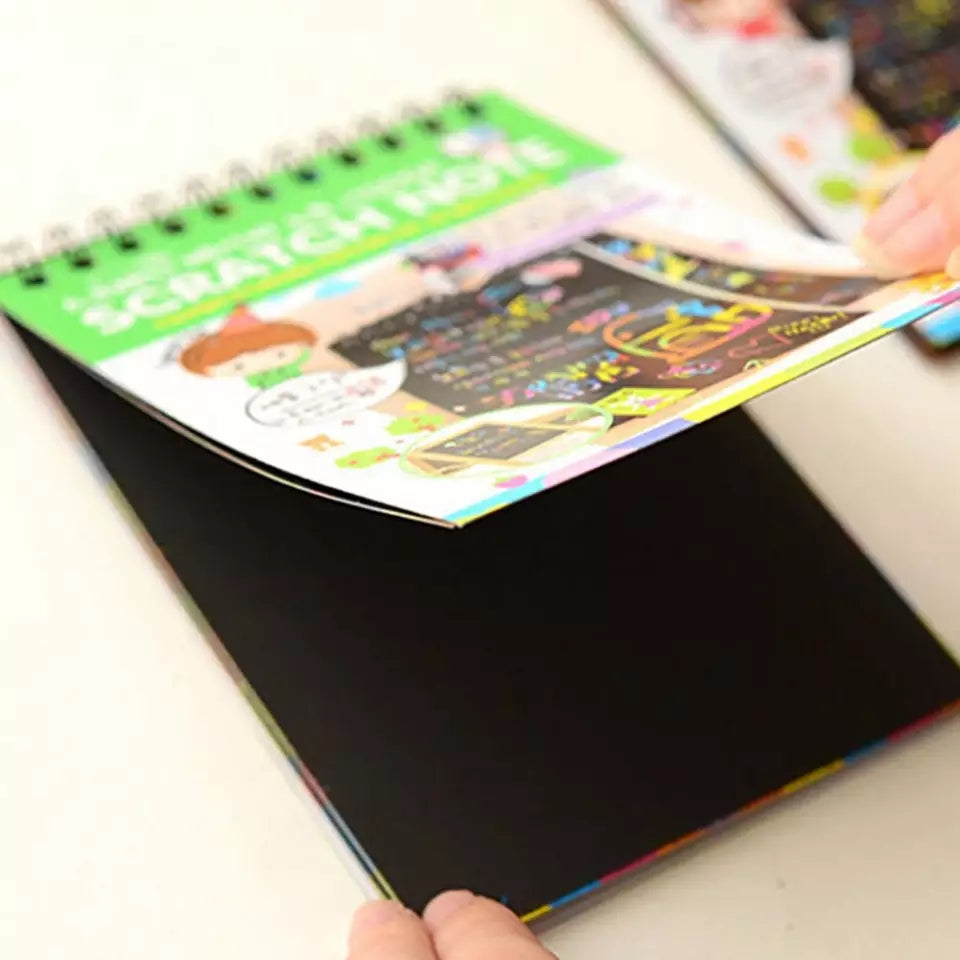 Hot Scratch Colors Magic Note Book