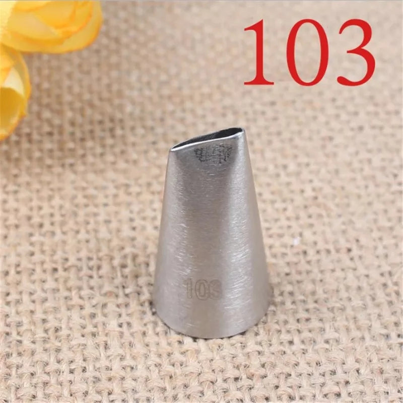 #103 Rose Petal Metal Cream Tips Piping Nozzles