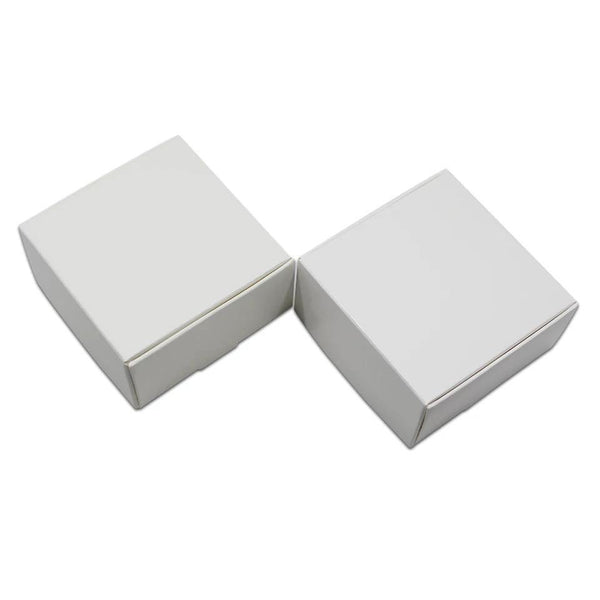25PCS/Lot Foldable White Paperboard Box For Lunch Pack Sweet Box - Bamagate