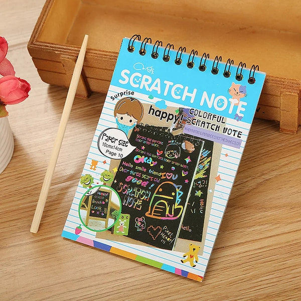 Hot Scratch Colors Magic Note Book