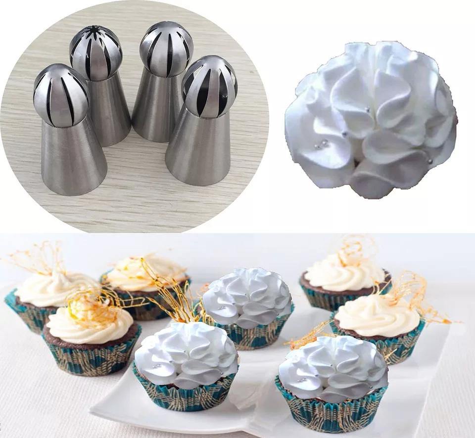 Russian Spherical Ball Icing Piping Nozzles - Bamagate