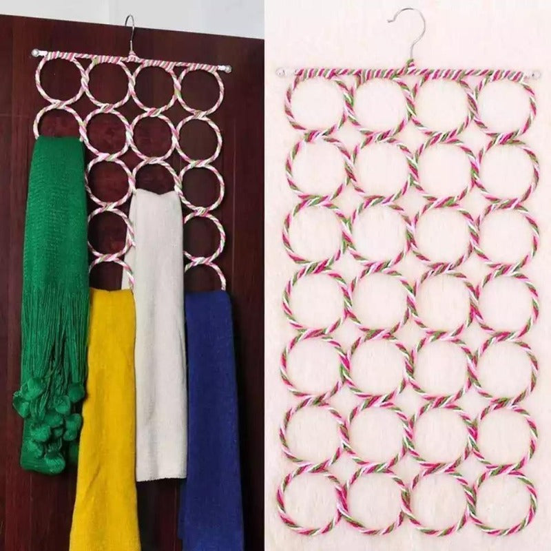 28 Ring Scarf Shawl cloth hanger peg - Bamagate
