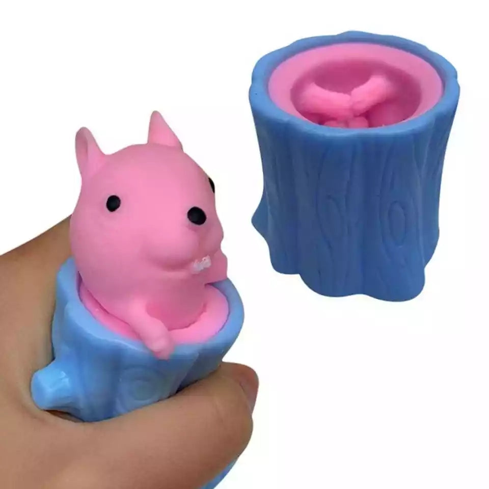 Funny Squeezing Squirrel Toy