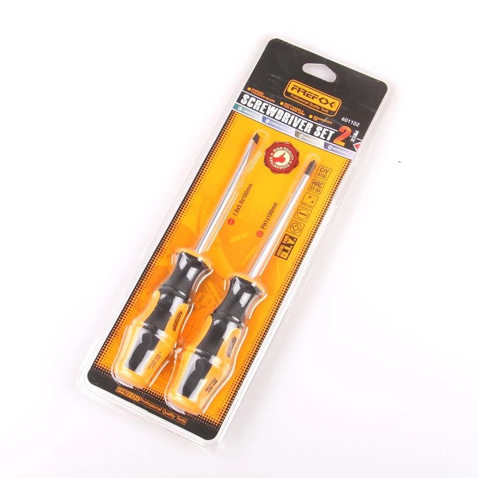 2 PCscSet Screwdriver Set Slotted Phillips Household Repair Hand Tools - Bamagate