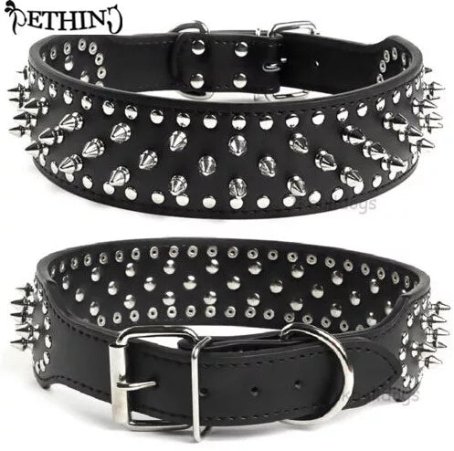Large Dog Collar with Spike
