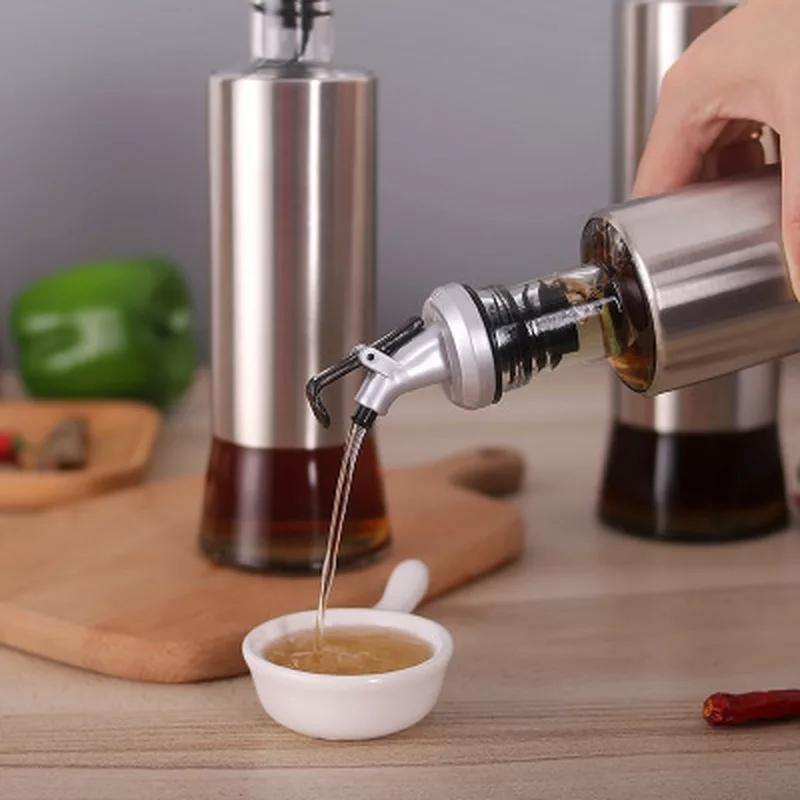 500 ml Oil Dispenser Glass Bottle Home Kitchen Essential - Bamagate