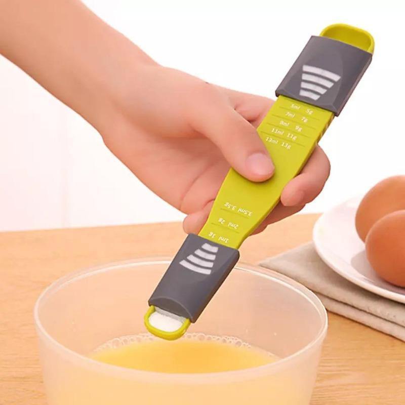 Kitchen Adjustable Scale Measuring Spoon