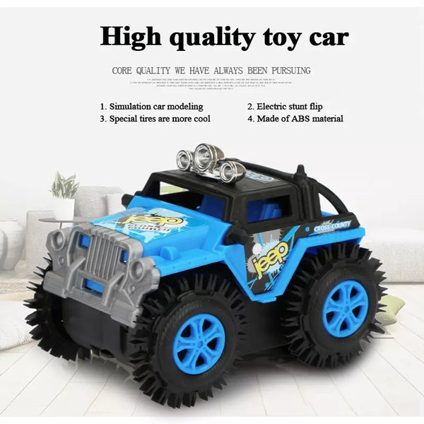 Toy  Stunt Flip Car 4 Wheel