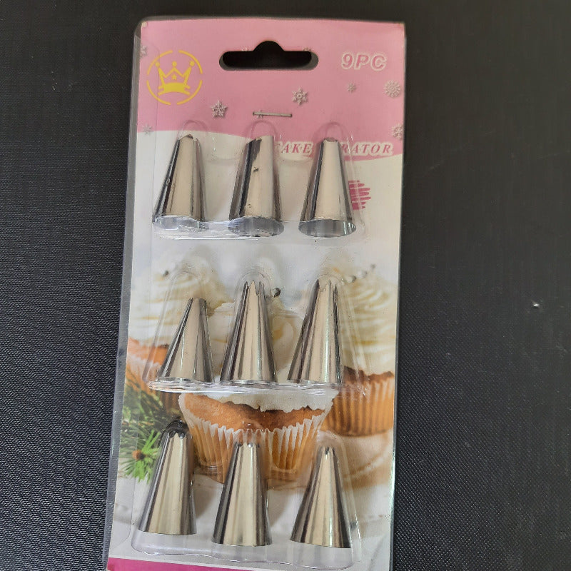 9 Head Stainless Steel Nozzle Cake Tool