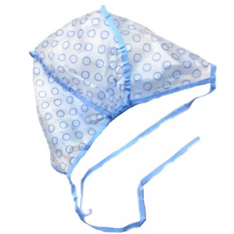 Reusable Hair Dye Cap with blue trim and circular perforations, designed for precise hair highlighting at home or salon.