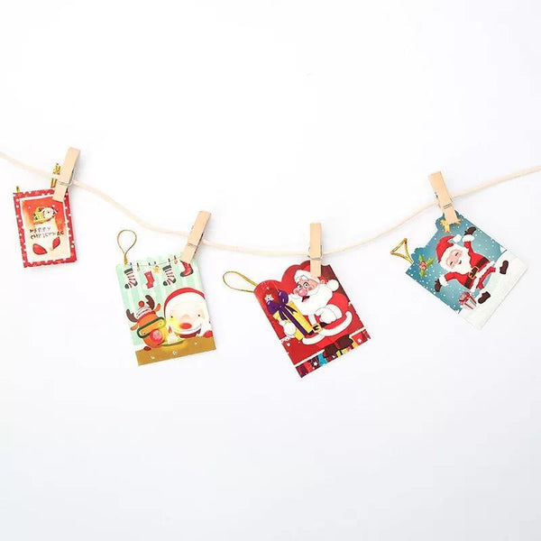 15 PCs Mini Colorful Wooden Clips For Photo Memo Clothespin Craft Postcard Decor Clips Office Supply 2.5cm - Bamagate
