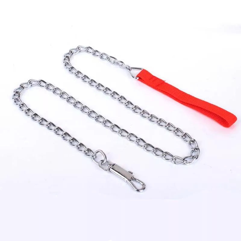 Metal Dog Leashes Collar Lead Chain - Medium
