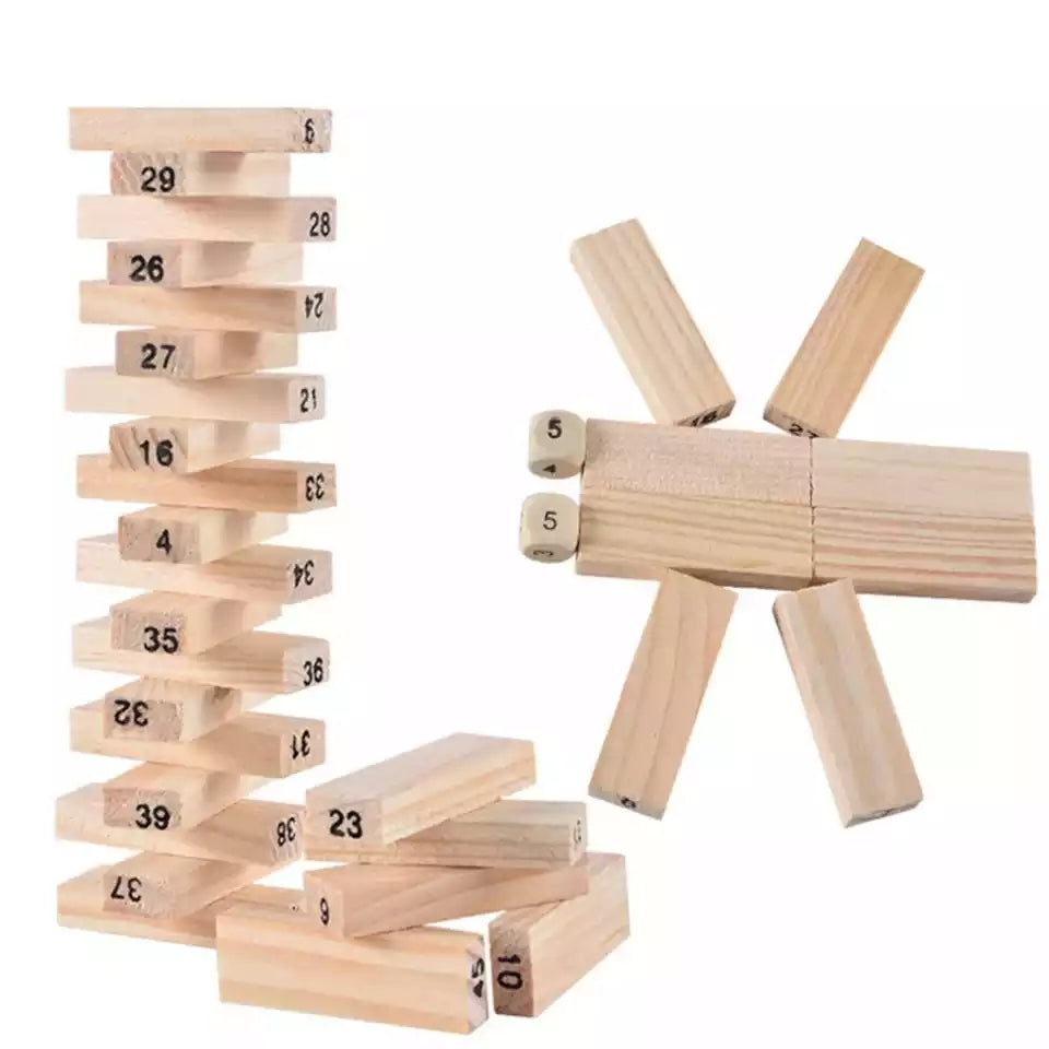 Wooden Toy Building Jenga