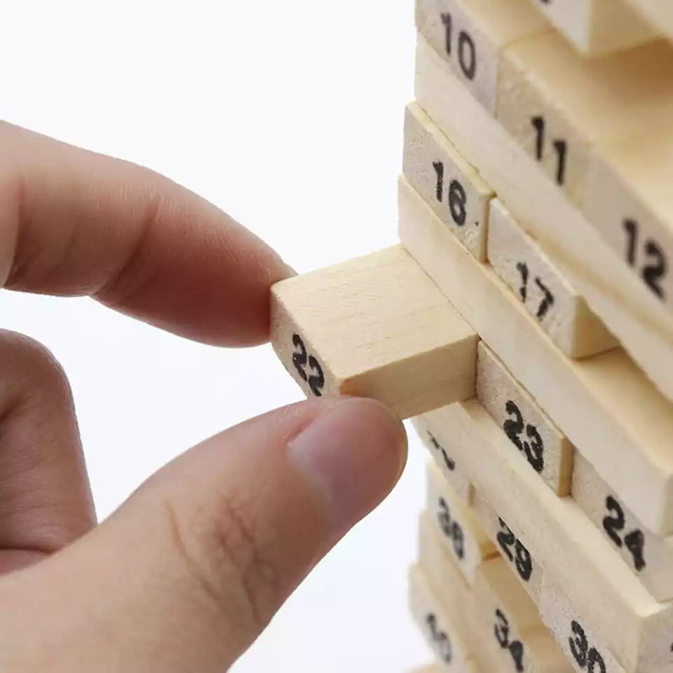 Wooden Toy Building Jenga