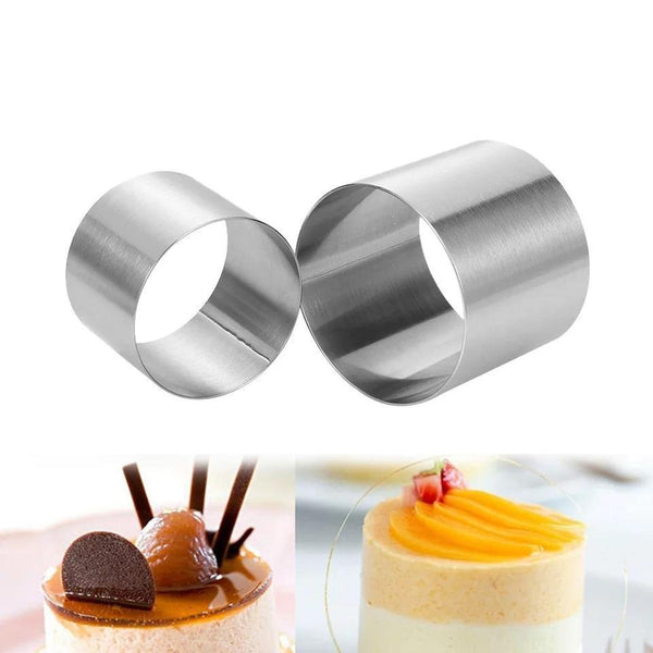 Heavy Duty Stainless Steel Round Dumpling Mold Dough Cookie Pastry Cutter - Bamagate