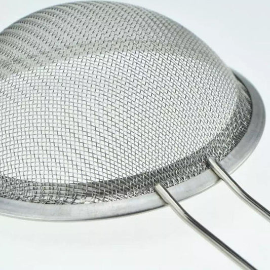 Large Stainless Steel Strainer Kitchen Handheld Screen Coconut Milk 18 cm - Bamagate