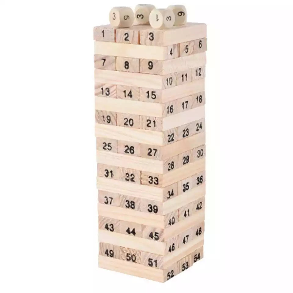 Wooden Toy Building Jenga