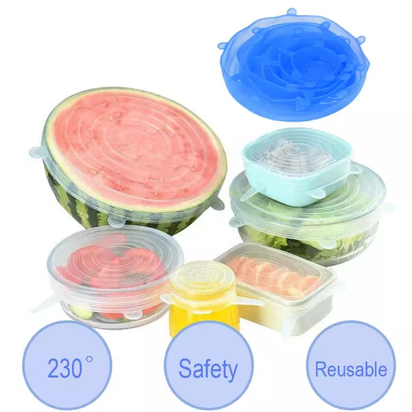 Silicone Stretch Lids Reusable Sealing Cover