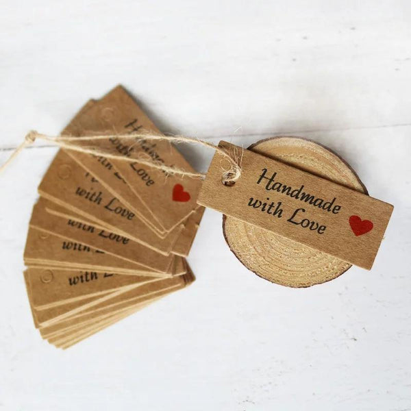 handmade craft paper tag