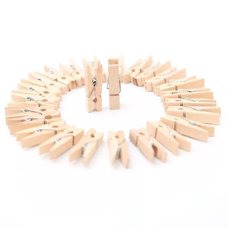 mini wooden clip photo 