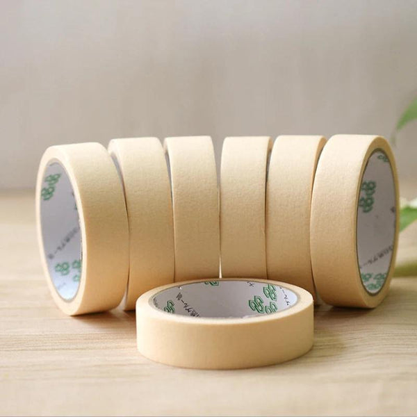 20m/roll Masking Tape 1 inch Single Side Tape Adhesive Crepe Paper - Bamagate