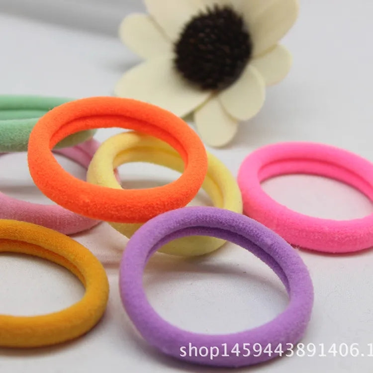 Hair Wool Bands Assorted Colour 4 PCS