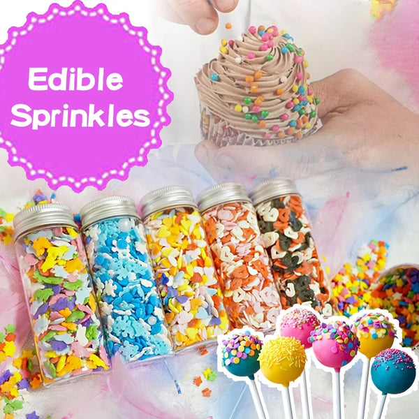 edible sprinkle cupcake