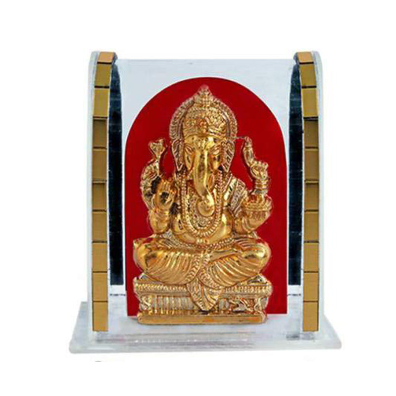 God Ganesh Idol gold plated