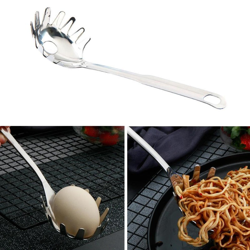 noodles pasta fork server spoon