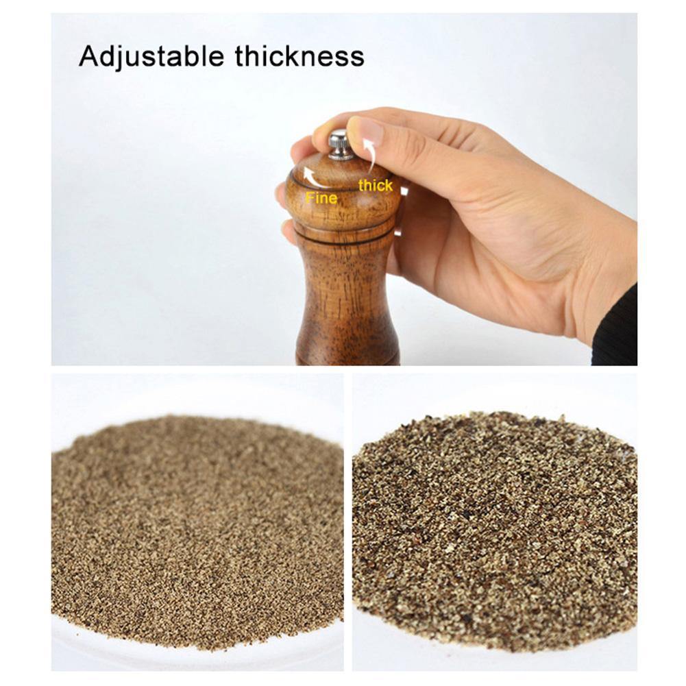 Wooden Pepper Mill Grinder 6"