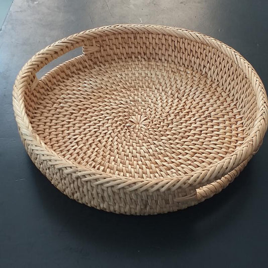 rattan tray