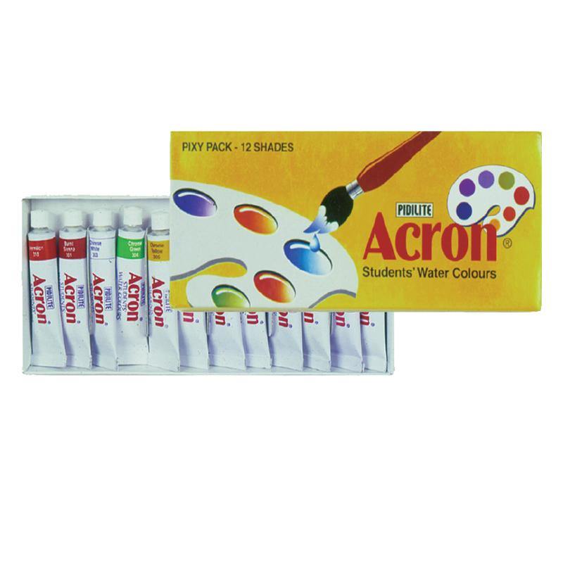Acron Water Colours Pack 12 Shades For Painting - Bamagate