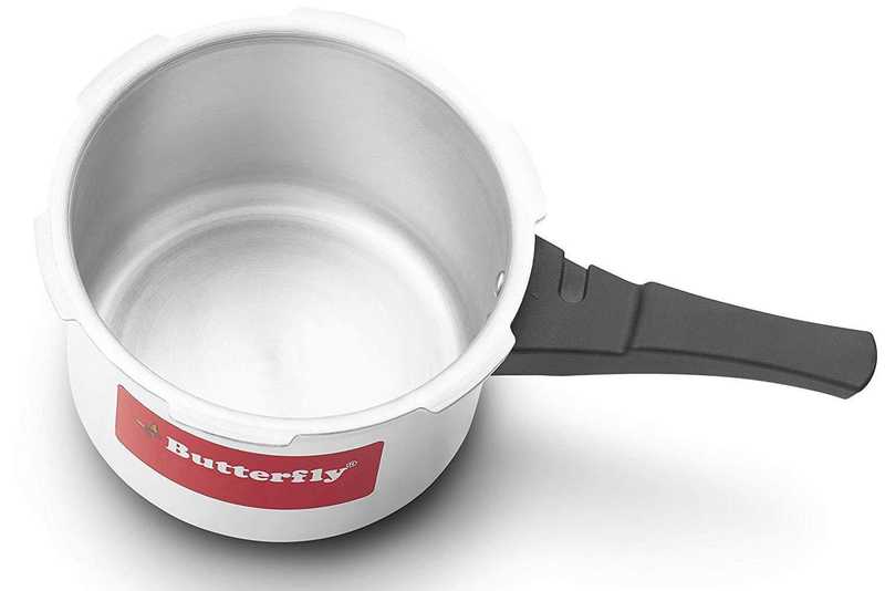 Butterfly Induction Base Aluminium Pressure Cooker - bamagate-com