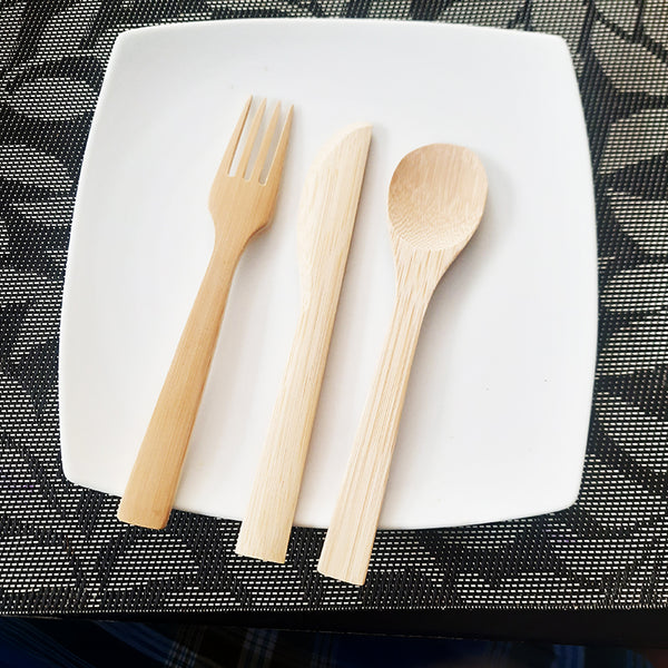 Bamboo Cutlery Set 