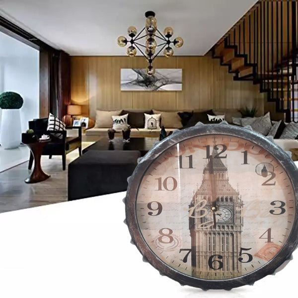 Wall Clock Round Big Ben 12