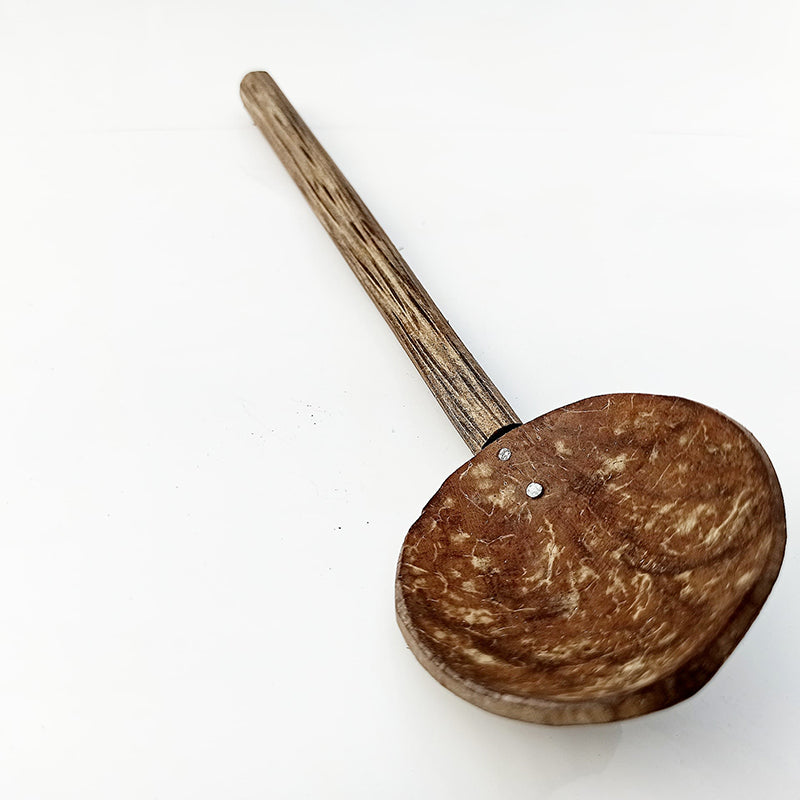 Coconut Shell Spoon with Kithul Wood Handle