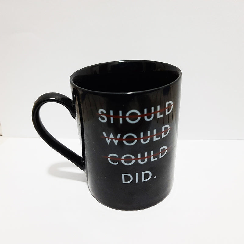 Motivational Gift Ceramic Coffee Mug "DID"