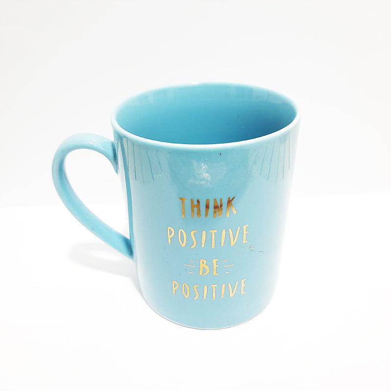 Ceramic Mug Think Positive Be Positive Motivation