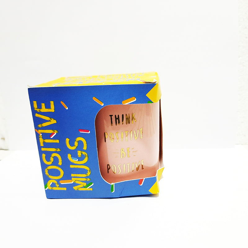 Ceramic Mug Think Positive Be Positive Motivation