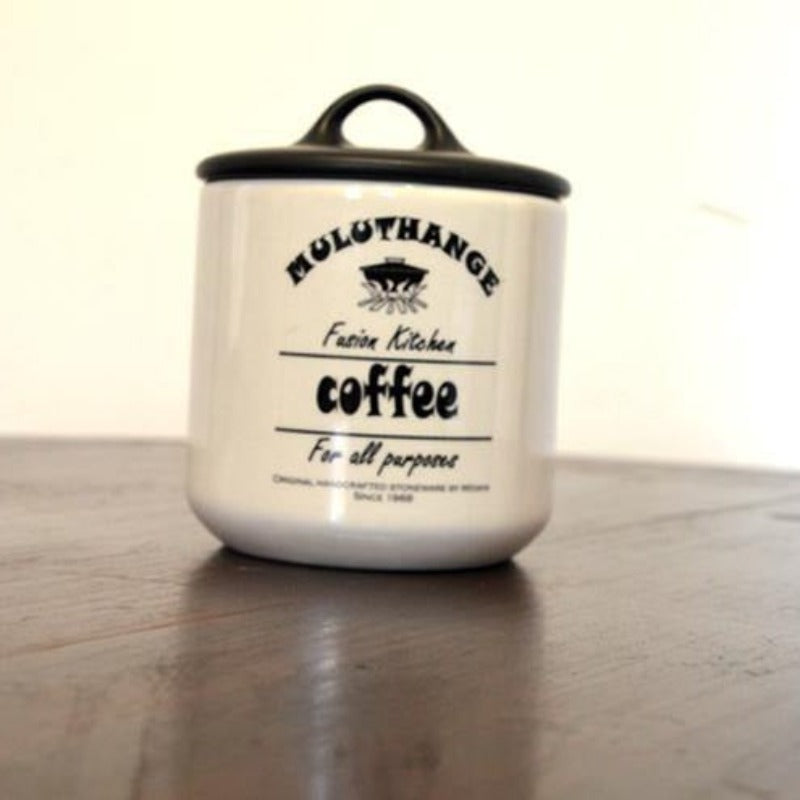 Ceramic Jar Coffee, Tea Milk Powder & Sugar Storage 