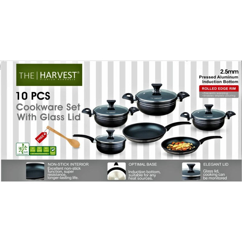 harvest 10pcs cookware set