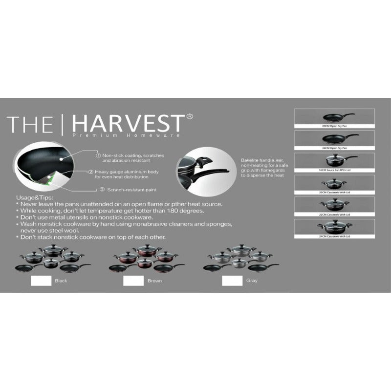 harvest non-stick cookware set